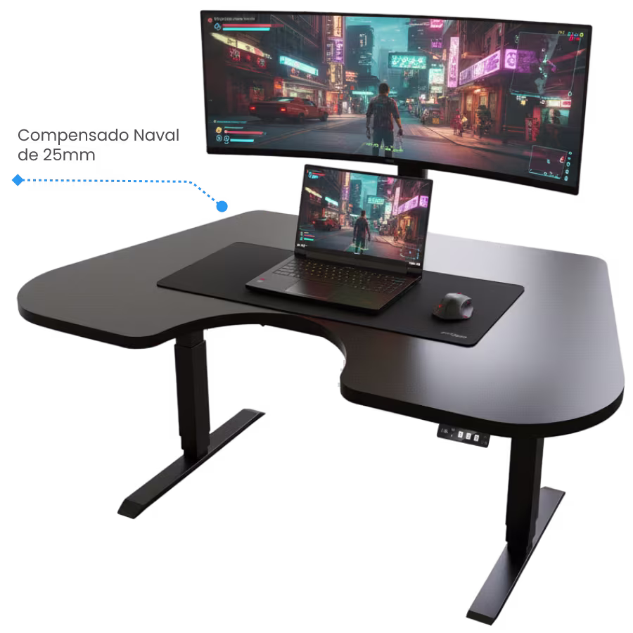 Mesa ergonômica ajustável